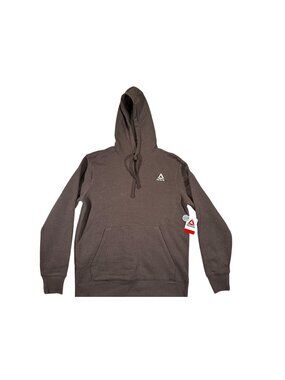 Reebok Classic Mens Medium Chocolate Brown Hoodie Lightweight Pullover